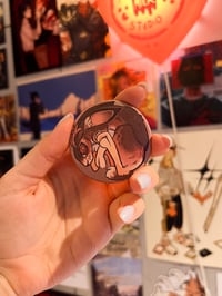 Image 1 of Jackalope Matte Round Button