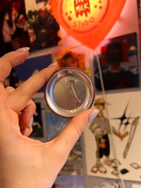 Image 2 of Jackalope Matte Round Button