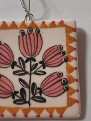 Image of  Petit Tableau tulipe rose 