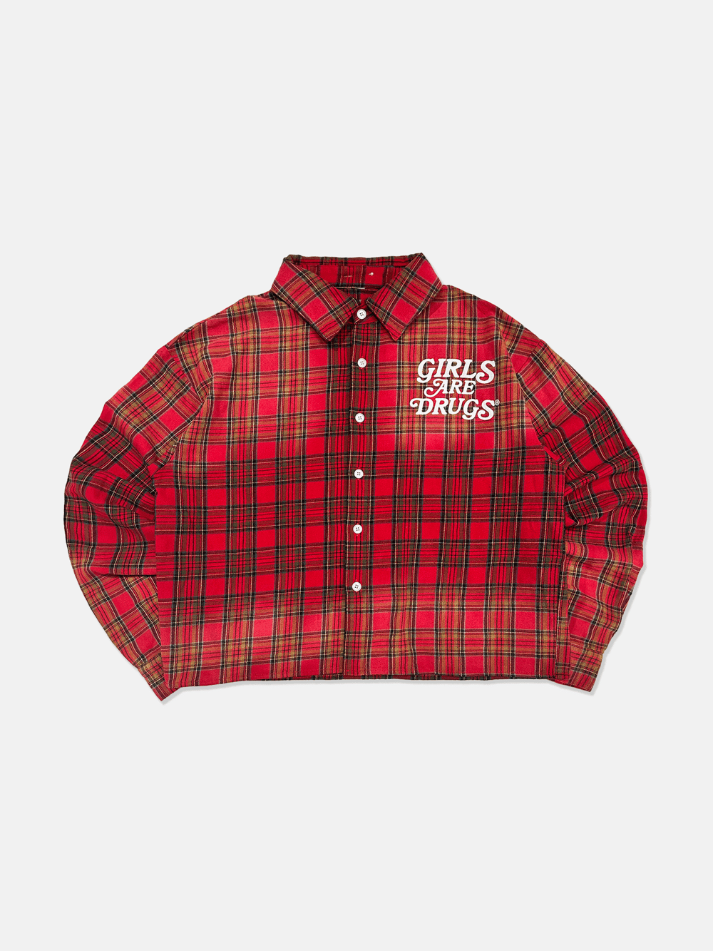Image of GIRLS ARE DRUGS® JAPANESE FLANNEL - REDWOOD