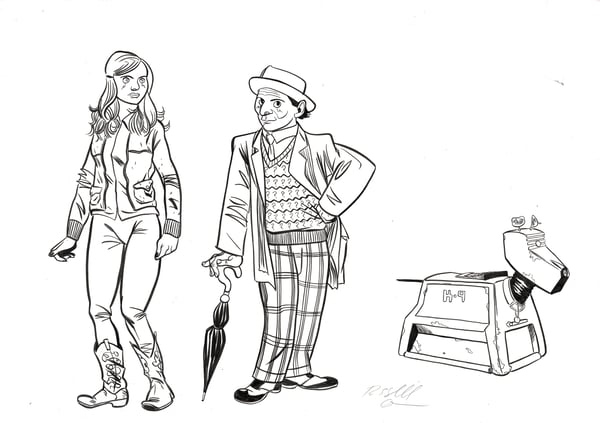 Image of Doctor Who Sketch I - 2017