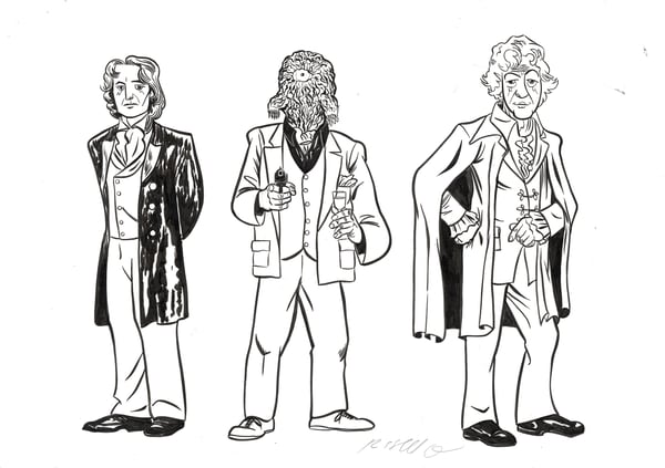 Image of Doctor Who Sketch J - 2017