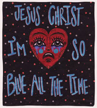 So blue 8x10 print 