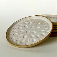 Image 1 of *RESTOCKED* White-glazed Stoneware Paint Palette