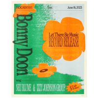 Bonny Doon Record Release Riso Poster