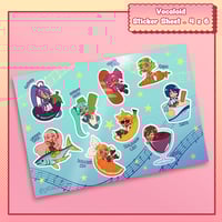 Image 1 of Vocaloid Sticker Sheet