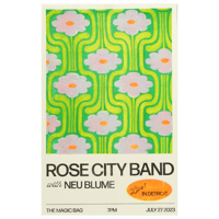 Rose City Band Riso Poster