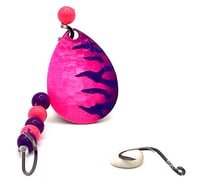 Image 1 of Cotton Candy Tiger Premium Hand Tied Crawler Harness 