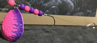 Image 2 of Cotton Candy Tiger Premium Hand Tied Crawler Harness 