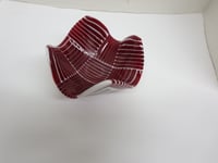 Image 2 of Red Strip Cut Bowl--BHG-130