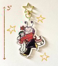 Image 2 of DELTARUNE SPAMTENNA KEYCHAIN 3"