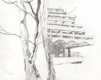 Image 2 of Saint Peter's Seminary  Drawing Nine - Pencil on Paper 