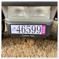 Mount with Custom Text