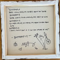 Image 2 of Butterfly Painting w/Lyrics