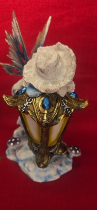 Image 4 of Biblot Féé Ange en ceramique et ailes en plastique