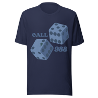 Mental Health Matters - Navy Tee - Call 988 Awareness