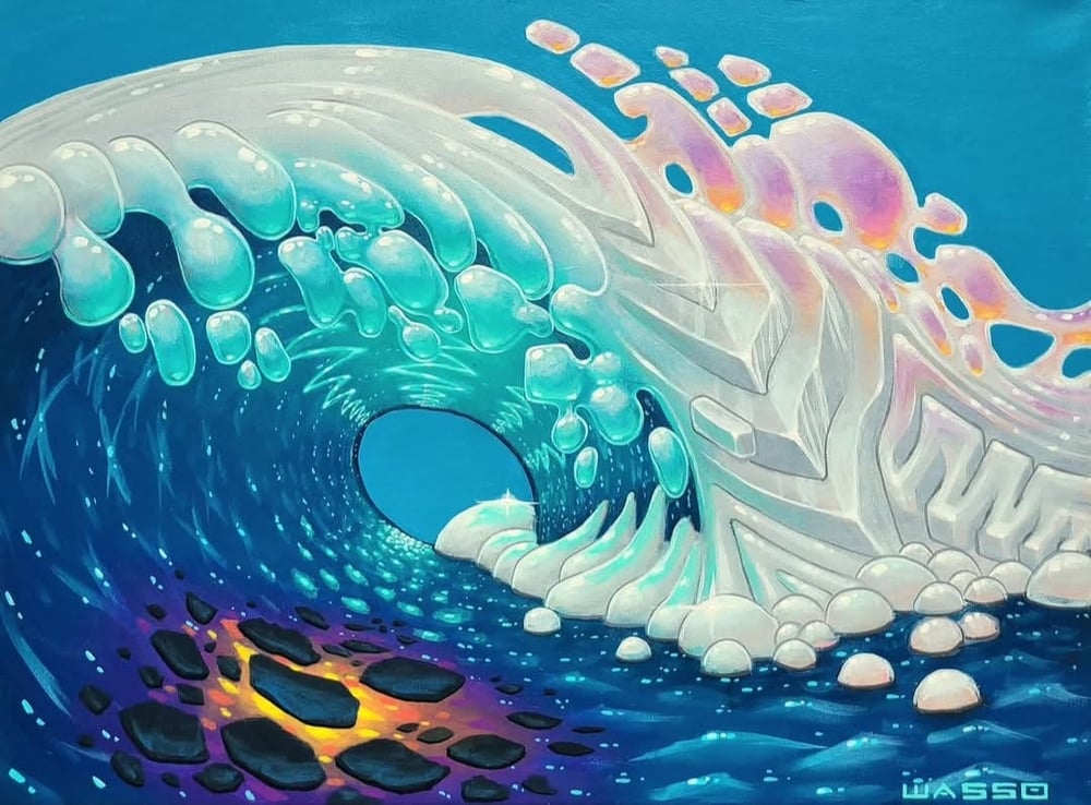 Image of "Pearl Jammer" Original Painting