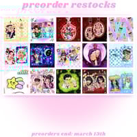 PREORDER: Acrylic Photocard Holders & Keychains Restocks Feb - March 2026