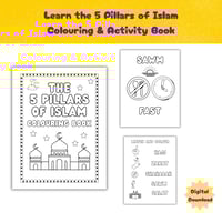 Image 1 of The 5 Pillars of Islam Colouring and Activity Book