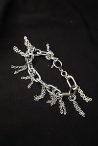 Chain fringe bracelet