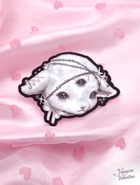 Lost Lamb Sticker | Creepy Cute Soft Grunge Sheep Art on Waterproof Vinyl