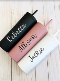 Personalized Matte Name Tumbler
