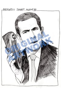 Original Art: Maxwell Smart, Don Adams