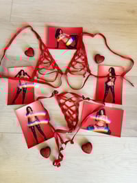 Image 1 of Worn Baroness lingerie and five signed 4x6s photos