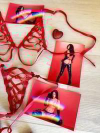 Image 2 of Worn Baroness lingerie and five signed 4x6s photos