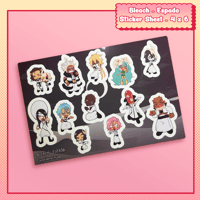 Image 1 of Bleach Espada Sticker Sheet