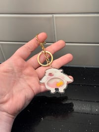 Image 1 of Puppy Belly Shaker Keychain