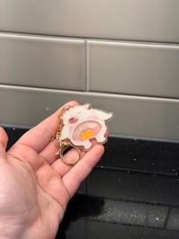 Image 2 of Puppy Belly Shaker Keychain