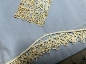 Image of Vintage Blue Sheet & Pillowcases