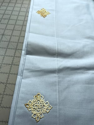 Image of Vintage Blue Sheet & Pillowcases