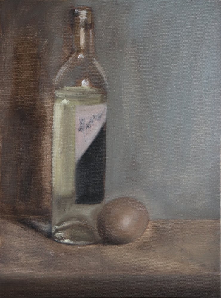 Image of Bouteille et œuf
