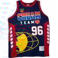 Image 1 of WU-TANG CLAN CREAM BASKETBALL JERSEY