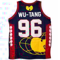 Image 2 of WU-TANG CLAN CREAM BASKETBALL JERSEY