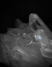 Image 3 of Small moonstone ring