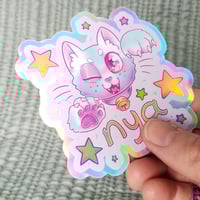 Image 2 of Nya Cat Sticker