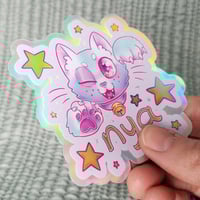 Image 3 of Nya Cat Sticker