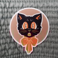 Image 1 of Glow-in-the-dark Scaredy Cat Sticker
