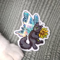 Image 2 of Fairy Cat Sticker