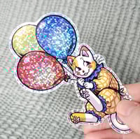 Image 3 of Balloon Kitty Sticker