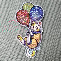 Image 1 of Balloon Kitty Sticker