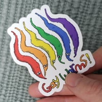 Image 2 of Gay Worms! Sticker
