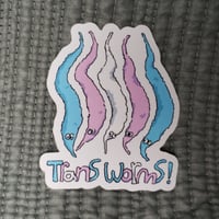 Image 1 of Trans Worms! Sticker