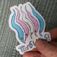 Image 2 of Trans Worms! Sticker