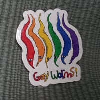 Image 4 of Big Gay Worms! Sticker