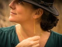 Image 1 of Boucle d’Oreille très Longue - Extra Long  Earring