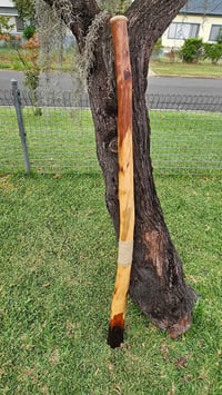 Image 1 of Natural wood grain Didgeridoo Hemp 